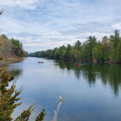 Image of Pinery Park landscape from photo monitoring post location #4.